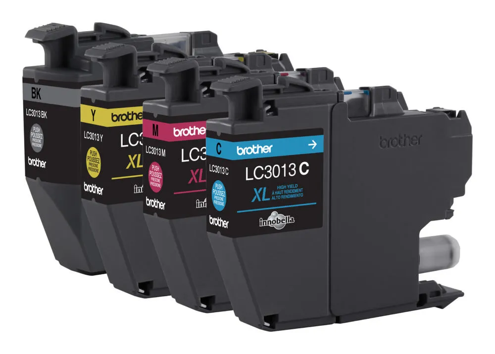 Brother LC30134PKS mürekkep kartuşu 4 adet Orijinal High (L) Yield Siyah, Cam Göbeği, Macenta, Sarı