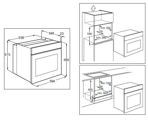 Electrolux FR63S 74 Litre Ankastre Fırın Thumbnail 1