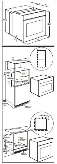 Electrolux FRG23GE 949 719 903 Ankastre Fırın Thumbnail 1