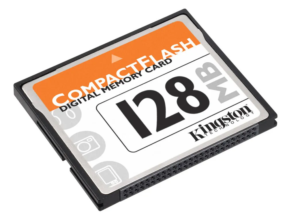 Kingston 128MB CompactFlash 0,125 GB kompakt flaş MLC RAM Bellek Hafıza Kartı