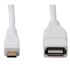 Hama USB 2.0 micro B - A m/f 00054518 USB A to Micro-USB B (0,15 m) USB Kablosu Thumbnail 1
