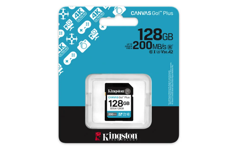 Kingston Technology Canvas Go! Plus SDG4/128GB Thumbnail 3