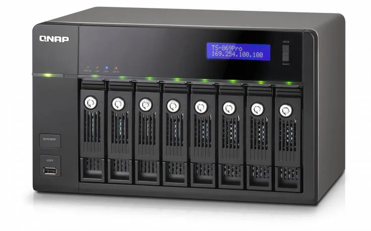 QNAP TS-869 Pro 1 GB TS-869 PRO + 8X WD3000FYYZ NAS Thumbnail 7