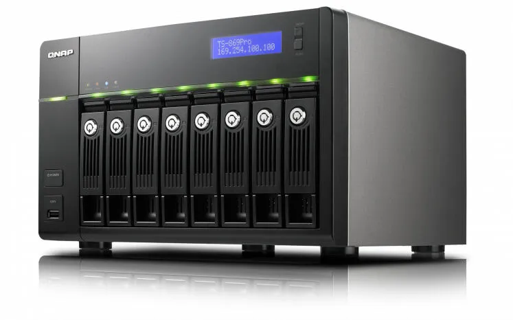 QNAP TS-869 Pro 1 GB TS-869 PRO + 8X WD3000FYYZ NAS Thumbnail 5