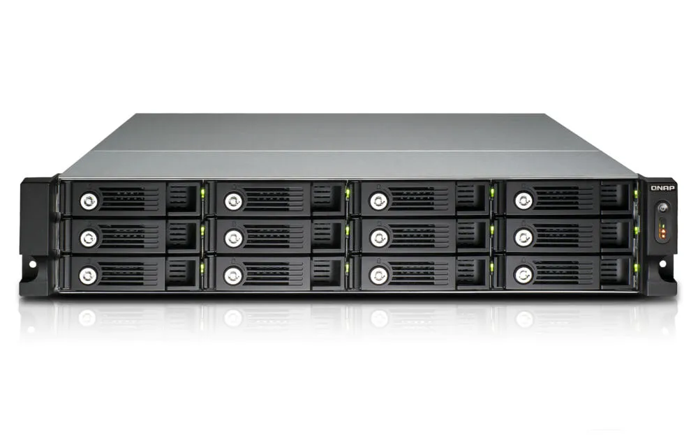 QNAP TS-1269U-RP NAS Yatay (2U) Intel Atom® 2 GB DDR3 60 TB HDD Linux Siyah