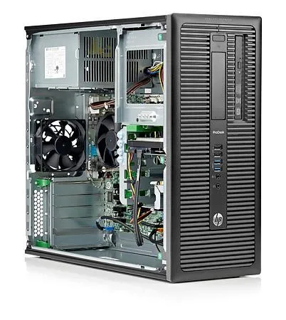 HP ProDesk 600 G1 MT + EliteDisplay E241i H5U18ET+G7D44AT Masaüstü PC & İş İstasyonu Thumbnail 4