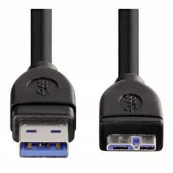 Hama 1.8m USB 3.0 00124420 USB A to Micro-USB B USB Kablosu Thumbnail 2