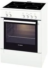 Bosch HLN122120 Bağımsız ocak Elektrik Seramik Beyaz Ocaklı Fırın