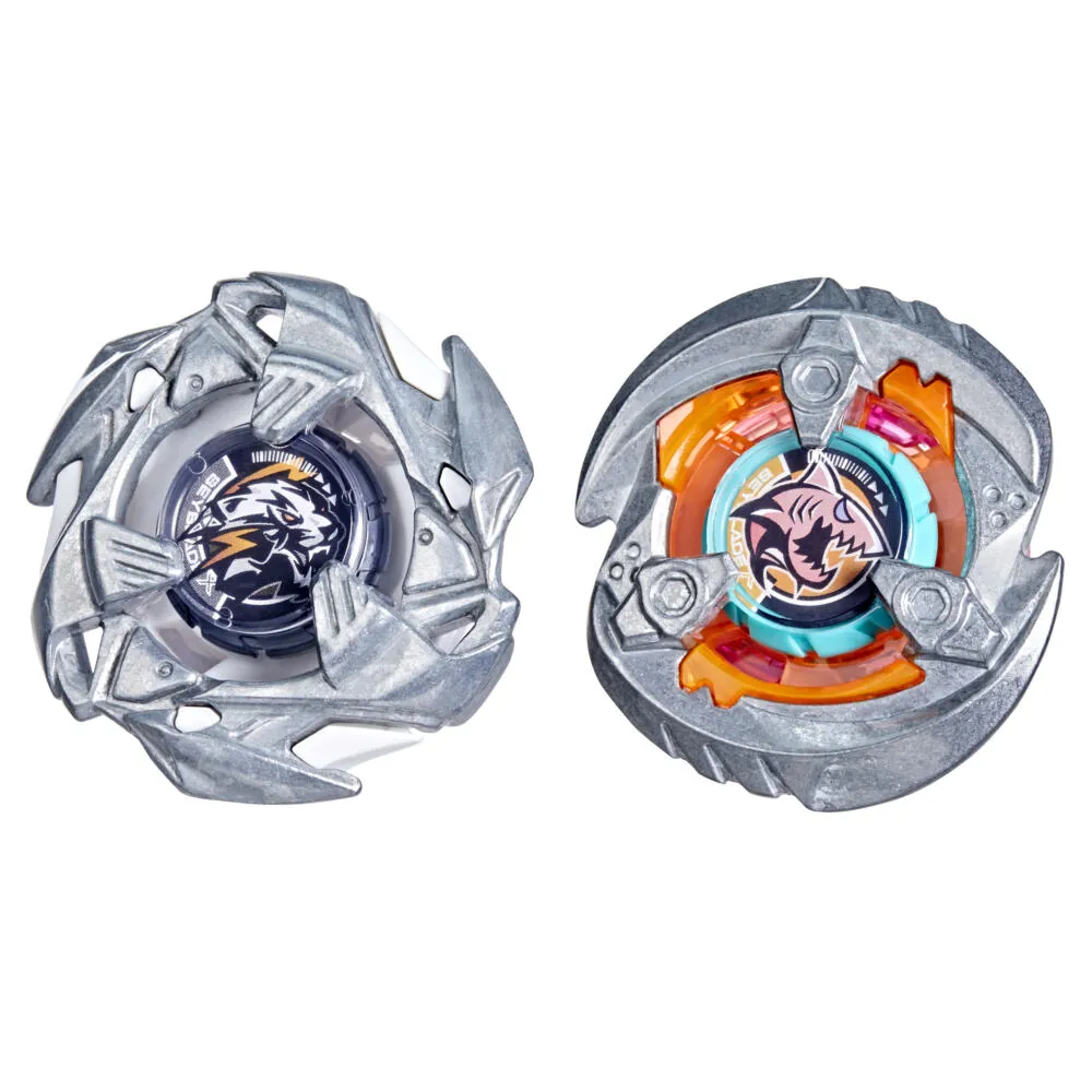 Beyblade X Gill Shark 4-70O ve Pearl Tiger 3-60U İkili Paket Seti Aktif ve Beceri Oyuncakları