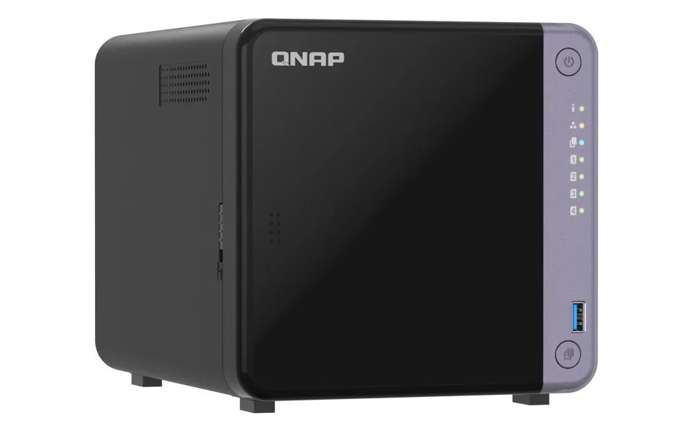 QNAP TS-432X-4G NAS Dikey (Tower) Alpine AL-524 4 GB DDR4 16 TB HDD QNAP QTS Siyah Thumbnail 2