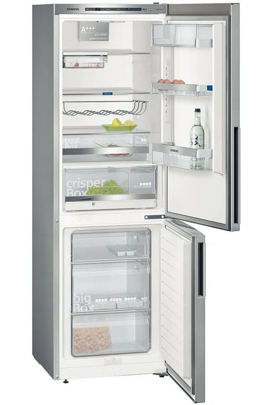 Siemens KG36EBL41 donduruculu buz dolabı Solo 302 l Paslanmaz çelik Buzdolabı
