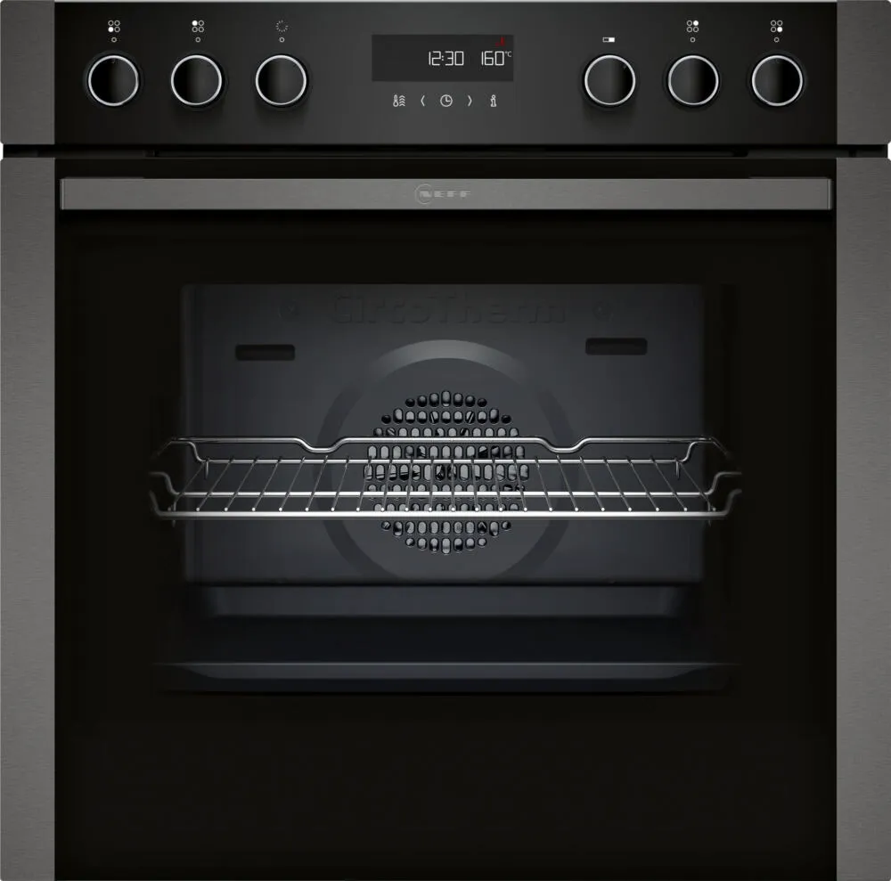 Neff N 50 E2ACH7AG4 fırın 71 l Grafit, Gri
