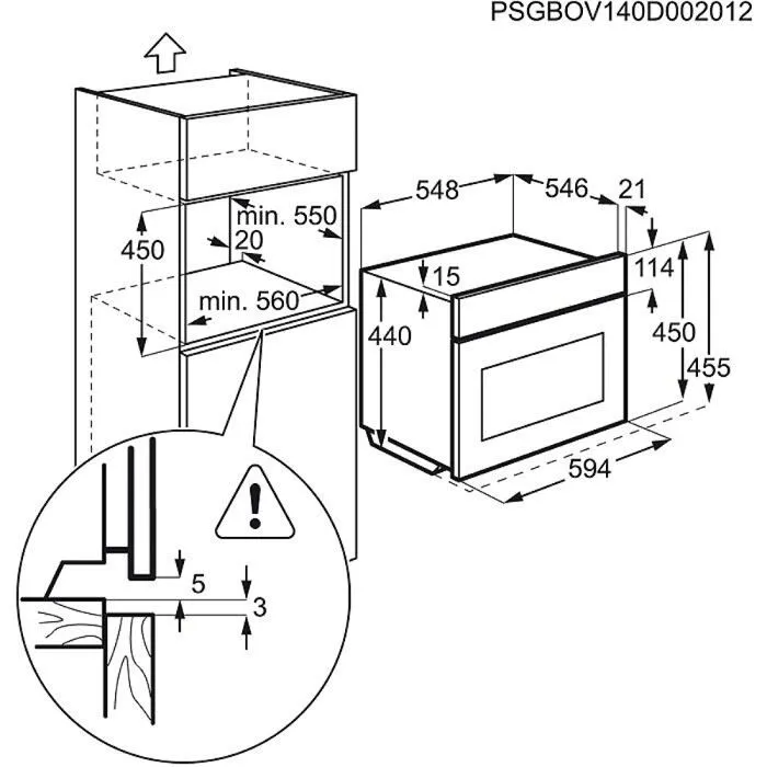 Electrolux EVY97800AX 43 Litre Ankastre Fırın Thumbnail 2