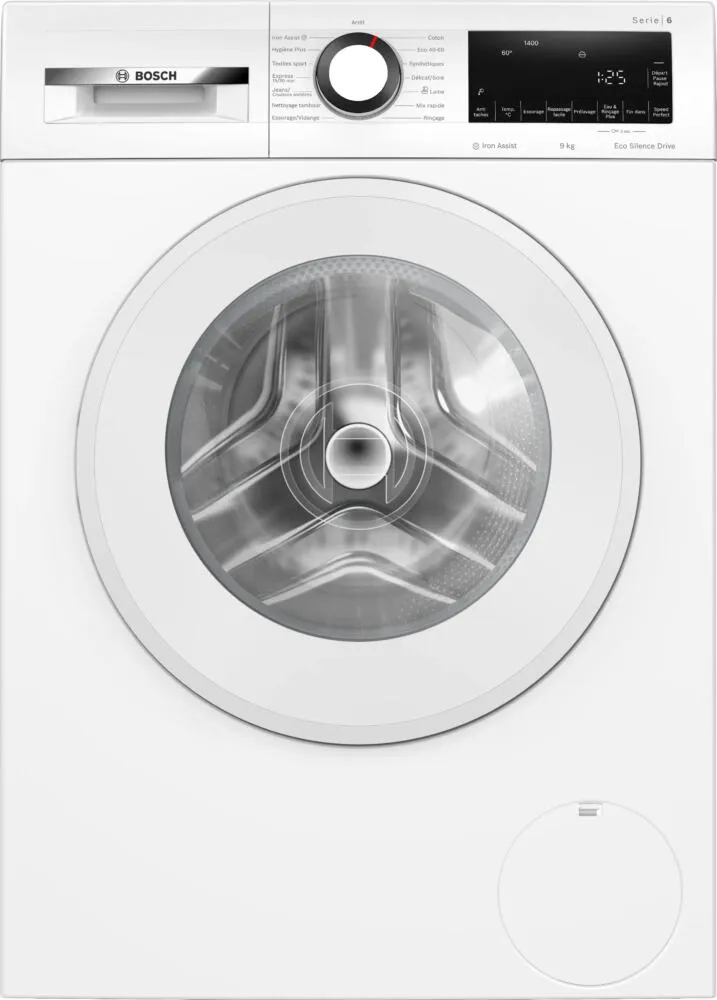 Bosch Serie 6 WGG244Z3FR çamaşır makinesi Önden yüklemeli 9 kg 1351 RPM Beyaz Çamaşır Makineleri
