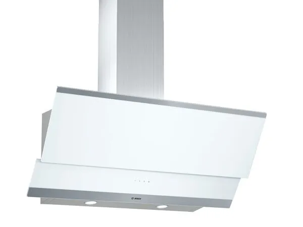Bosch Serie 2 DWK095G20T ocak bacası Duvara monteli Beyaz 629 m³/Saat Davlumbaz ve Aspiratö