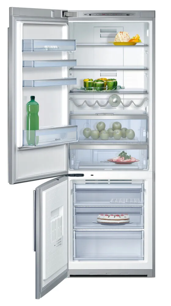 Neff K5896X4 donduruculu buz dolabı Solo 440 l Paslanmaz çelik Buzdolabı