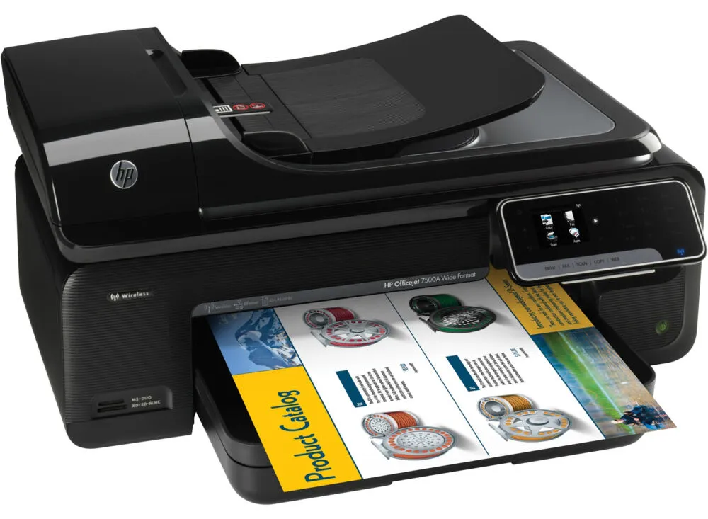 HP OfficeJet 7500A Mürekkep püskürtmeli A3+ 4800 x 1200 DPI 10 ppm Wi-Fi Çok Fonksiyonlu Yazıcı