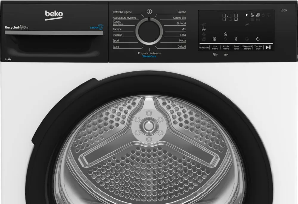 Beko BMEPT481SBI_IT 7188242840 8 kg Isı Pompalı Kurutma Makinesi Thumbnail 6