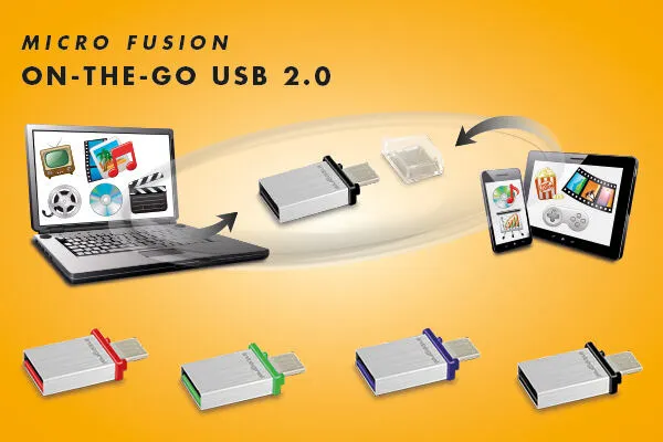 Integral INFD64GBMIC-OTG 64 GB USB 2.0 Flash Bellek Thumbnail 4