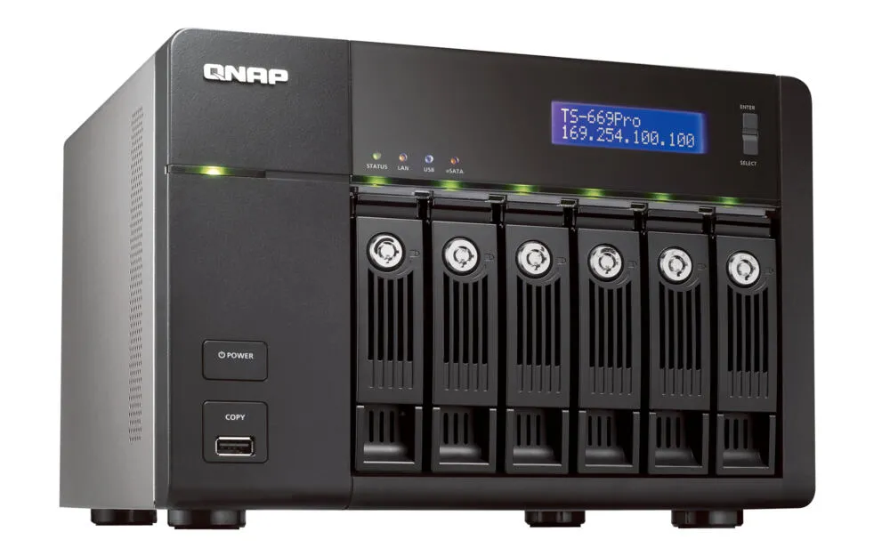 QNAP TS-669 Pro 1 GB TS-669 PRO + 6X WD3000F9YZ Thumbnail 9