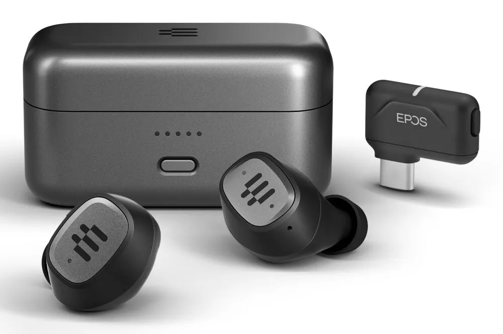 EPOS GTW 270 Hybrid Kulaklık Kablosuz Kulak içi Oyun Bluetooth Siyah, Gri, Gümüş