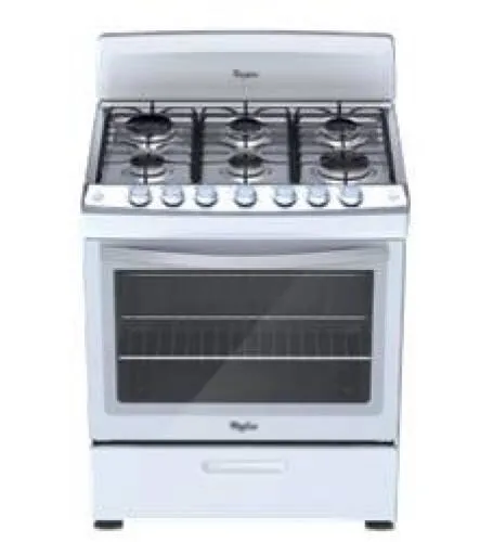 Whirlpool WF5050Q Ocaklı fırın Bağımsız ocak Doğal gaz Beyaz