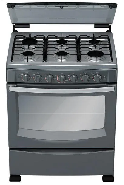 Whirlpool AF7320J Ocaklı fırın Bağımsız ocak Doğal gaz Platin