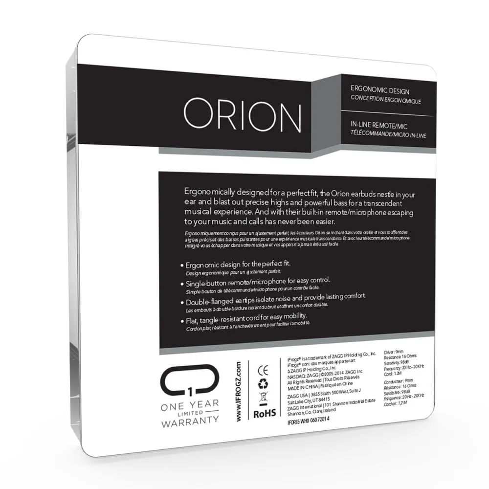 IFROGZ Orion IFORIE-BL0 Kulak İçi Kulaklık Thumbnail 5
