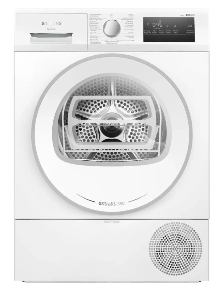 Siemens iQ300 WT45H20SFG kurutucu Solo Önden yüklemeli 8 kg Beyaz Kurutma Makinesi
