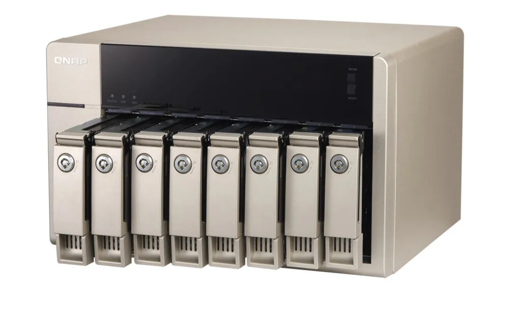 QNAP TVS-863+ 8 GB TVS-863+-8G + 8X ST2000VN0001 Thumbnail 1