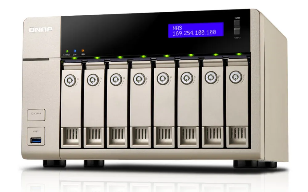 QNAP TVS-863+ 8 GB TVS-863+-8G + 8X ST2000VN0001 Thumbnail 11