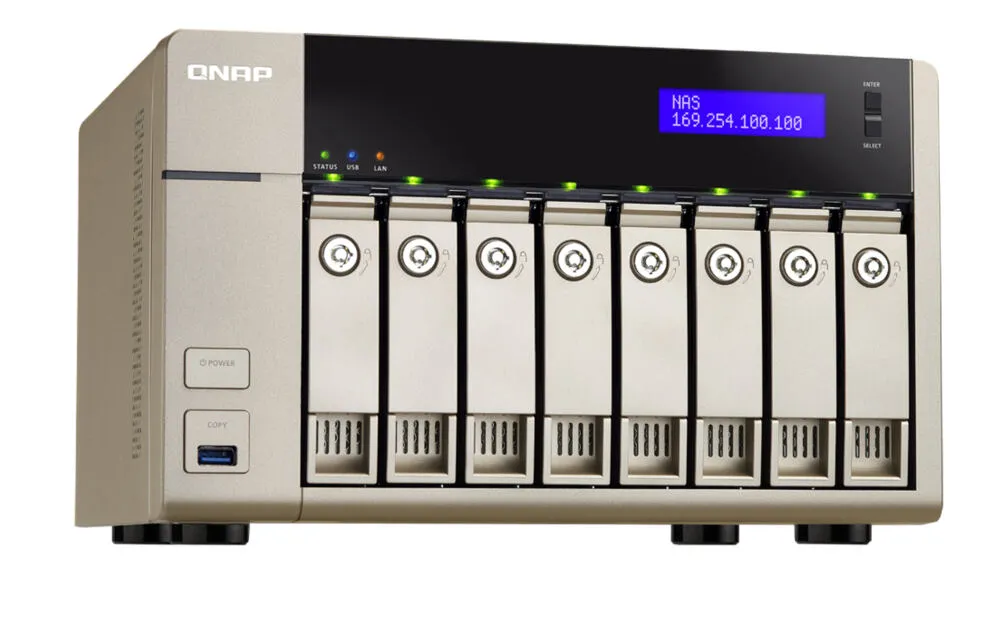 QNAP TVS-863+ 8 GB TVS-863+-8G + 8X ST2000VN0001 Thumbnail 3