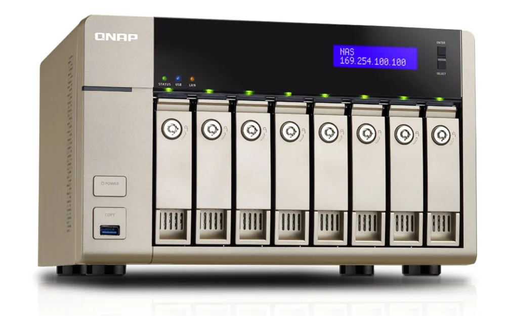 QNAP TVS-863+ 8 GB TVS-863+-8G + 8X ST2000VN0001 Thumbnail 5