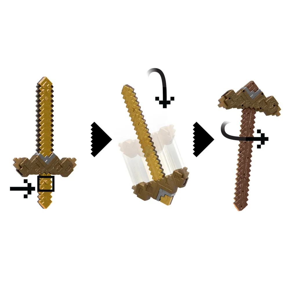 Mattel Minecraft JKC15 oyuncak silah Thumbnail 4