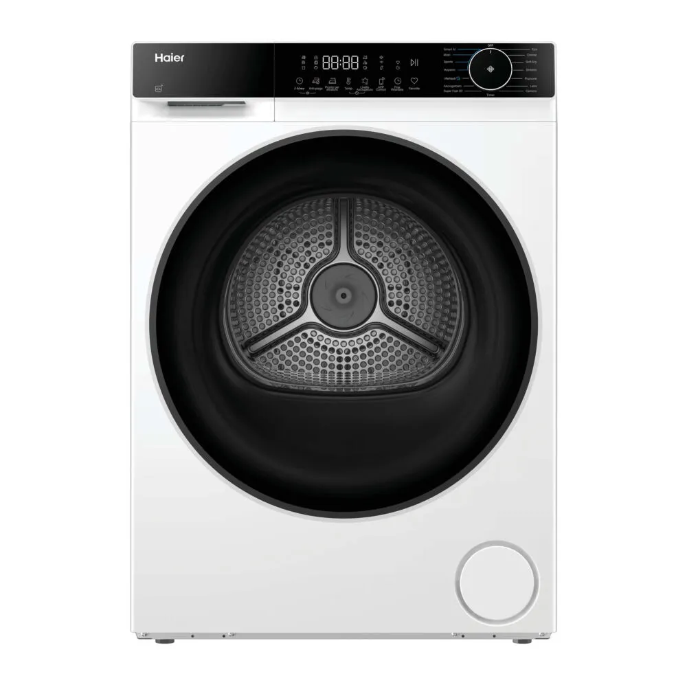 Haier HD80-D357U1-IT kurutucu Solo Önden yüklemeli 8 kg Beyaz Kurutma Makinesi