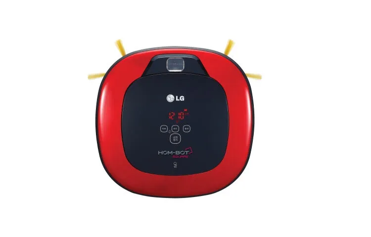 LG VR64607LV robot teknolojili elektrik süpürgesi Siyah, Kırmızı Robot Süpürge