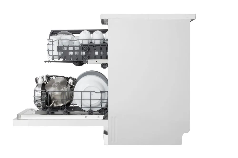 LG DFC612FWE Bulaşık Makinesi | QuadWash™ | Beyaz Renk DFC612FWE.ABWPLTK 14 Kişilik 5 Programlı Thumbnail 13