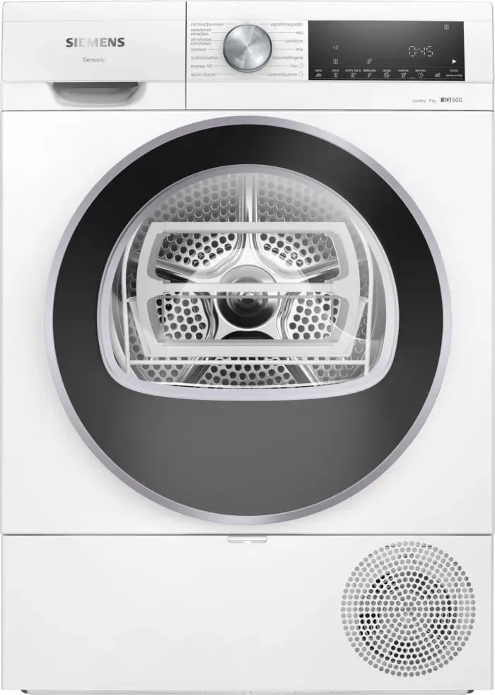 Siemens iQ500 WQ42G200ES kurutucu Solo Önden yüklemeli 9 kg Beyaz Kurutma Makinesi