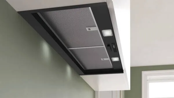 Bosch Serie 2 DBB93BC60 ocak bacası Gömme Siyah 384 m³/Saat Thumbnail 2