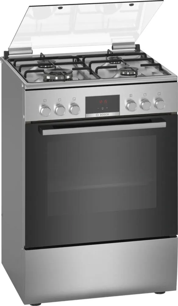 Bosch Serie 4 HXC350H50N Ocaklı fırın Bağımsız ocak Elektrik Gaz Paslanmaz çelik