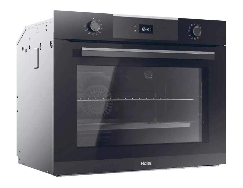 Haier HW075SM6E3B 90 l 3400 W Siyah, Paslanmaz çelik Thumbnail 2