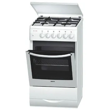 Bosch HSW 422020N gas-elektro fornuis Bağımsız ocak Elektrik Gaz Beyaz Ocaklı Fırın