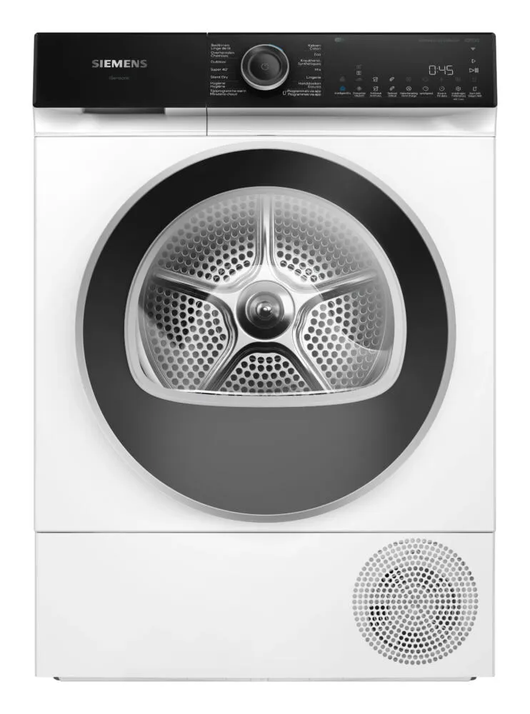 Siemens iQ500 WQ46H2DEFG kurutucu Solo Önden yüklemeli 9 kg Beyaz Kurutma Makinesi