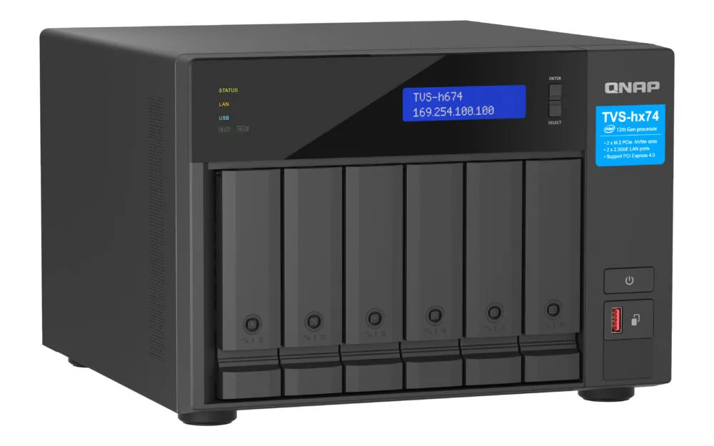 QNAP TVS-h674-I5-32G/48TB-EXOS Thumbnail 1