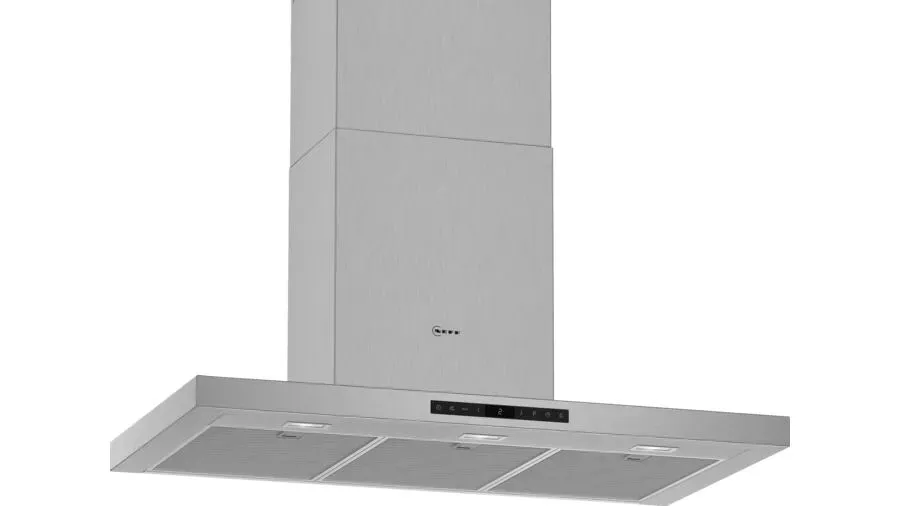 Neff DMK95BCP2 ocak bacası Duvara monteli Paslanmaz çelik 718,5 m³/Saat Davlumbaz ve Aspiratö
