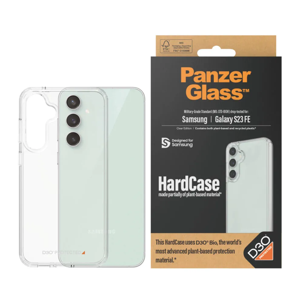 PanzerGlass® HardCase Transparent w. D3O® Samsung Galaxy S23 FE 1223 Thumbnail 2