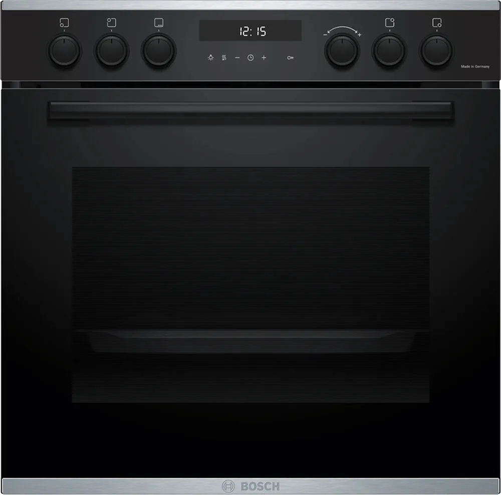 Bosch Serie 6 HEG278AB4 fırın 71 l Siyah, Paslanmaz çelik