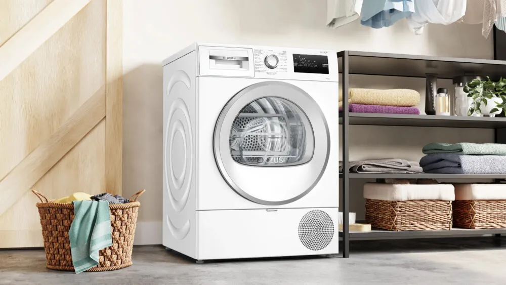 Bosch Serie 4 WTH8520SFG kurutucu Solo Önden yüklemeli 8 kg Beyaz Thumbnail 4