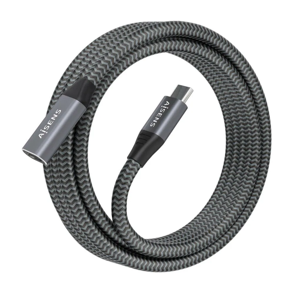 AISENS A107-0636 USB C to USB C (2 m) USB Kablosu Thumbnail 1