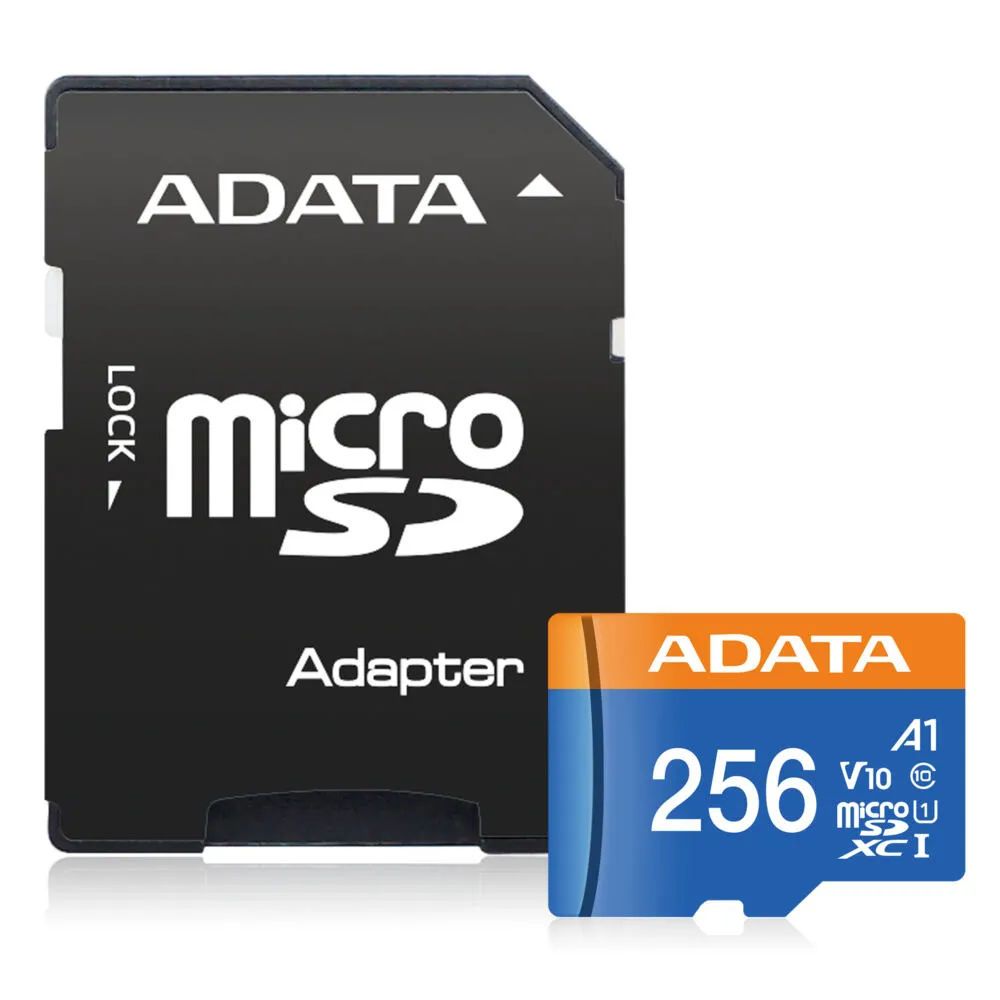 ADATA AUSDX256GUICL10 hafıza kartı 256 GB MicroSDXC Sınıf 10 Thumbnail 1